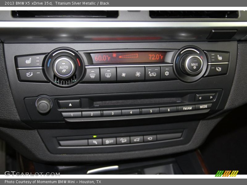 Titanium Silver Metallic / Black 2013 BMW X5 xDrive 35d