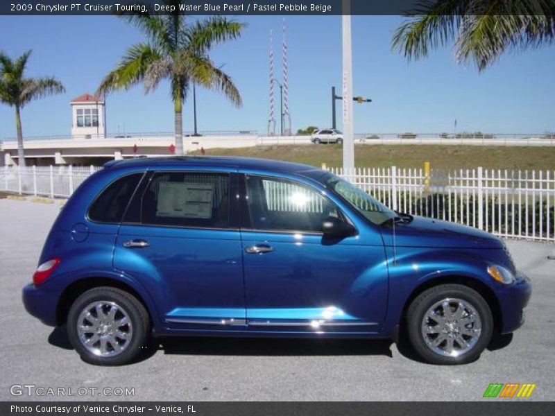 Deep Water Blue Pearl / Pastel Pebble Beige 2009 Chrysler PT Cruiser Touring