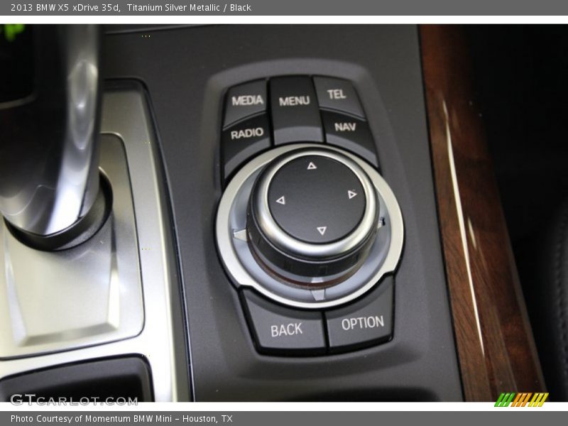 Titanium Silver Metallic / Black 2013 BMW X5 xDrive 35d