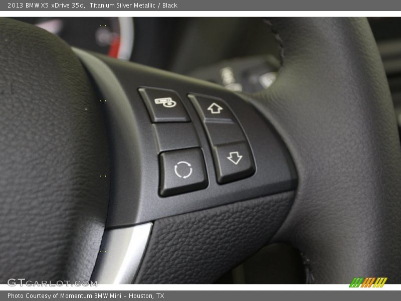 Titanium Silver Metallic / Black 2013 BMW X5 xDrive 35d