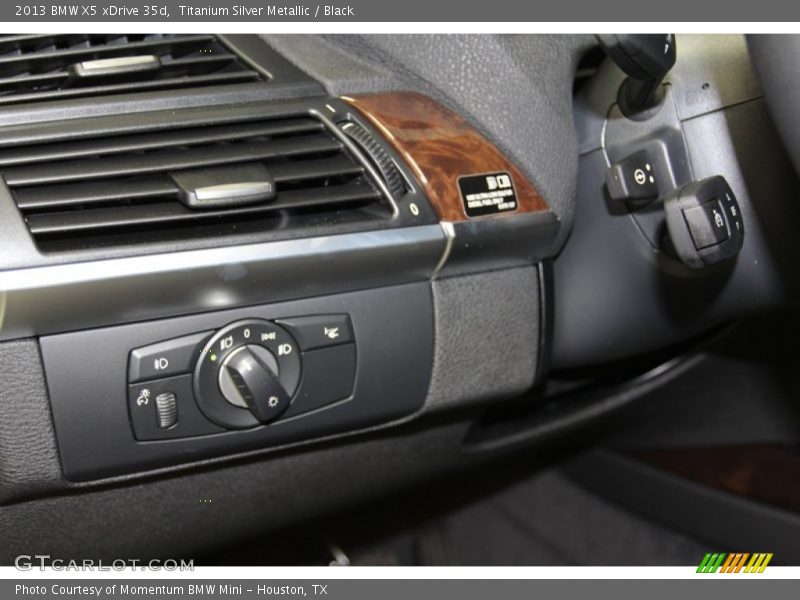 Titanium Silver Metallic / Black 2013 BMW X5 xDrive 35d