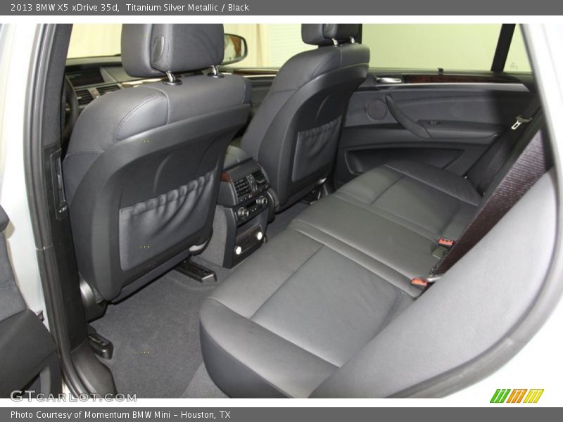 Titanium Silver Metallic / Black 2013 BMW X5 xDrive 35d