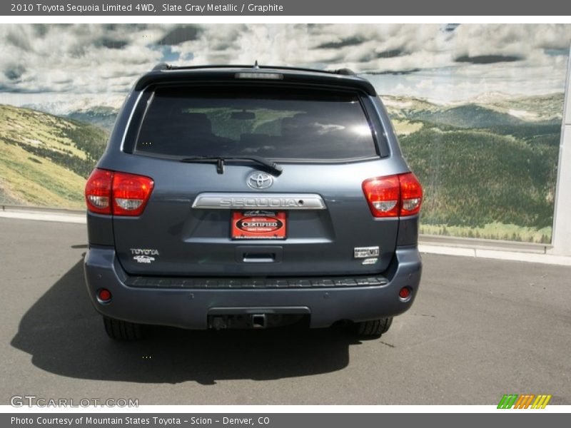 Slate Gray Metallic / Graphite 2010 Toyota Sequoia Limited 4WD