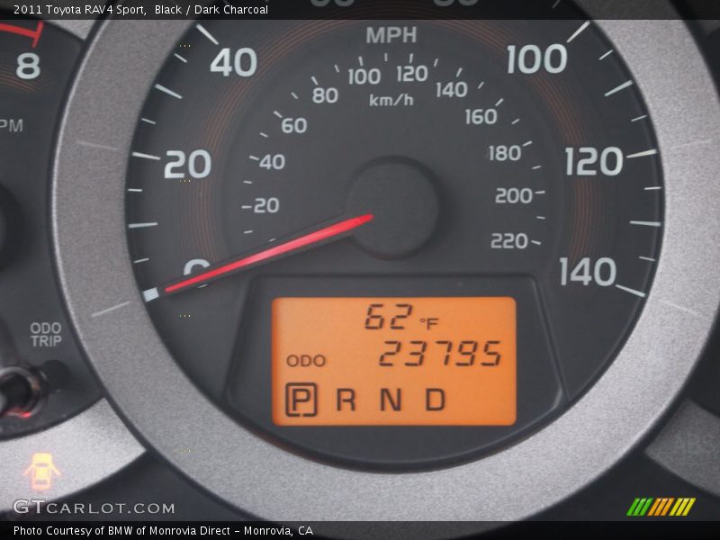 Black / Dark Charcoal 2011 Toyota RAV4 Sport