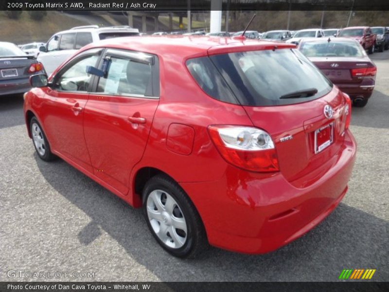 Radiant Red / Ash Gray 2009 Toyota Matrix S AWD