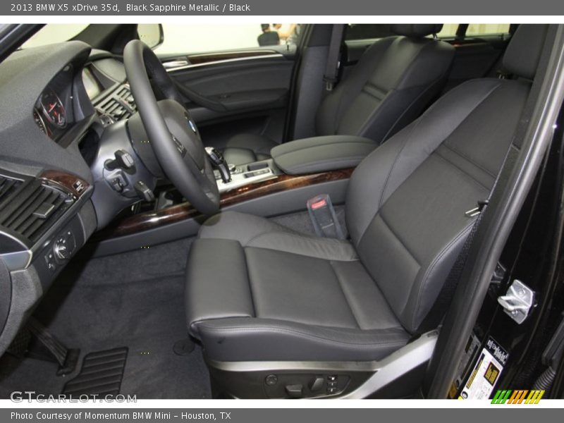 Black Sapphire Metallic / Black 2013 BMW X5 xDrive 35d