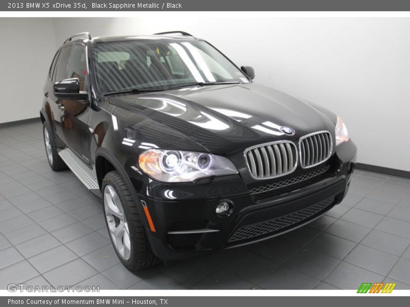 Black Sapphire Metallic / Black 2013 BMW X5 xDrive 35d