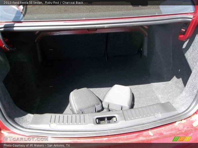 Ruby Red / Charcoal Black 2013 Ford Fiesta SE Sedan