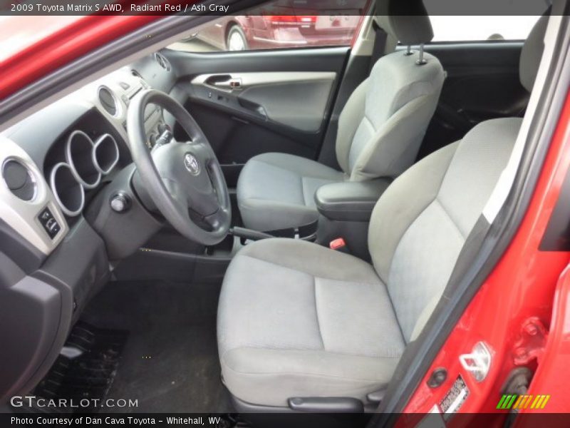  2009 Matrix S AWD Ash Gray Interior