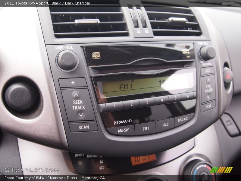 Controls of 2011 RAV4 Sport