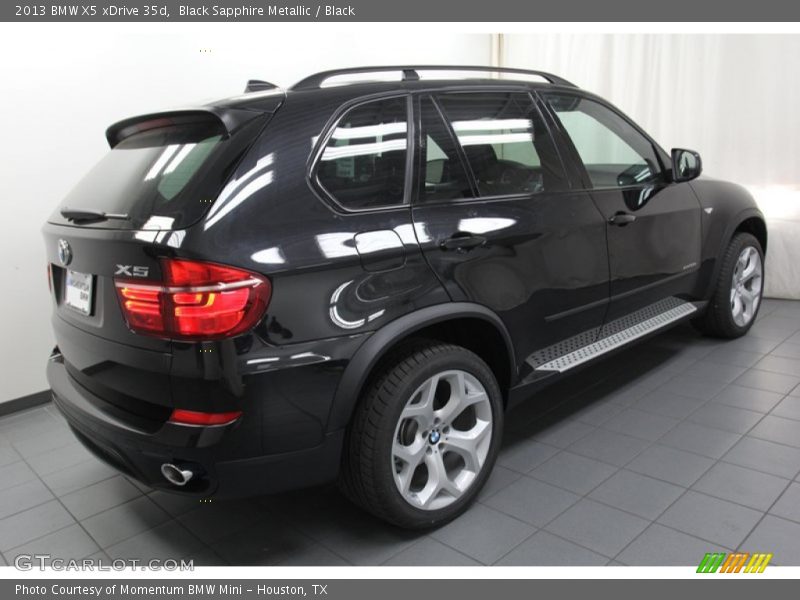 Black Sapphire Metallic / Black 2013 BMW X5 xDrive 35d