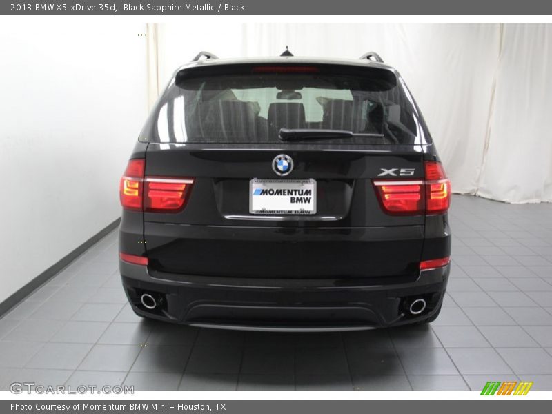 Black Sapphire Metallic / Black 2013 BMW X5 xDrive 35d