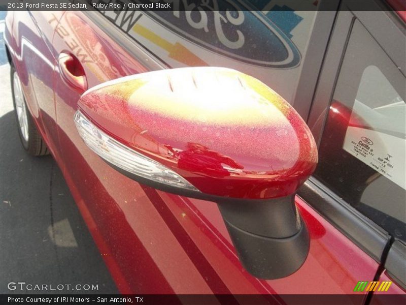 Ruby Red / Charcoal Black 2013 Ford Fiesta SE Sedan