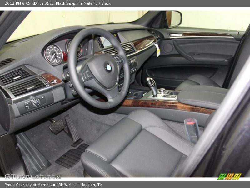 Black Sapphire Metallic / Black 2013 BMW X5 xDrive 35d