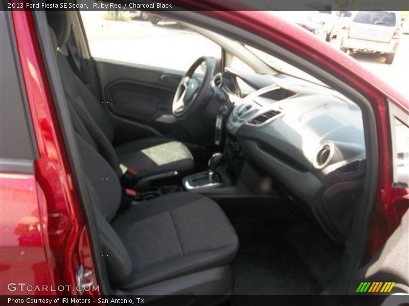 Ruby Red / Charcoal Black 2013 Ford Fiesta SE Sedan