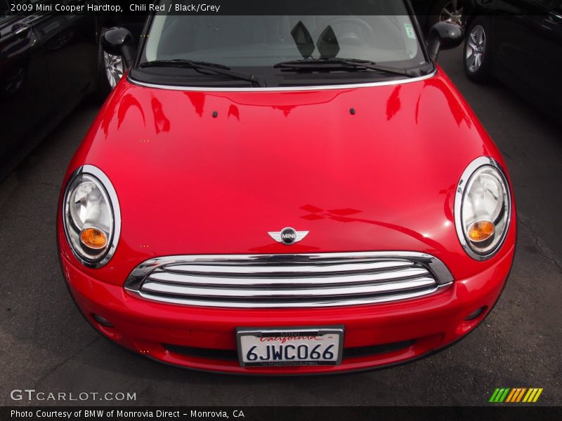 Chili Red / Black/Grey 2009 Mini Cooper Hardtop