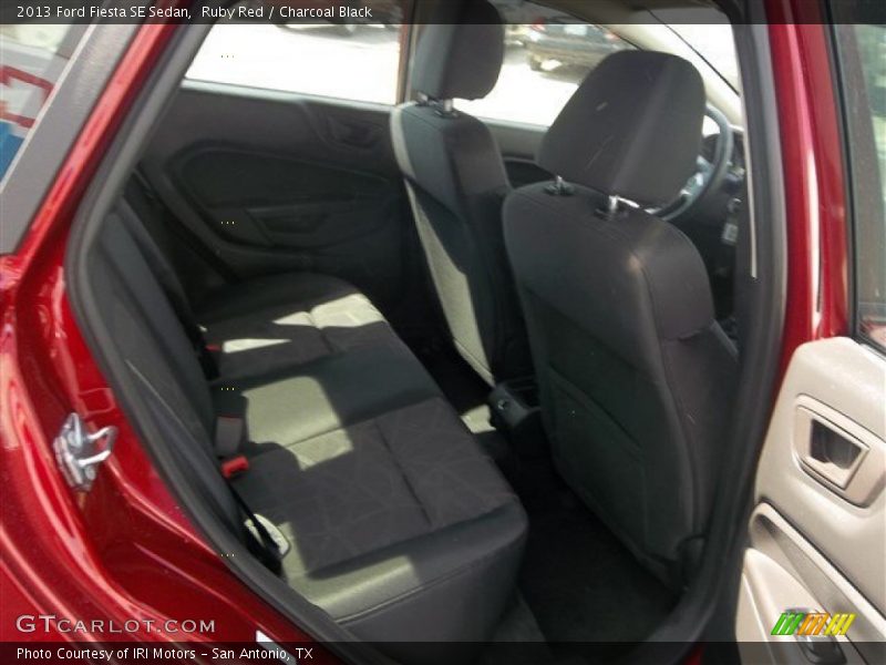Ruby Red / Charcoal Black 2013 Ford Fiesta SE Sedan