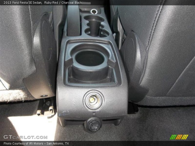 Ruby Red / Charcoal Black 2013 Ford Fiesta SE Sedan