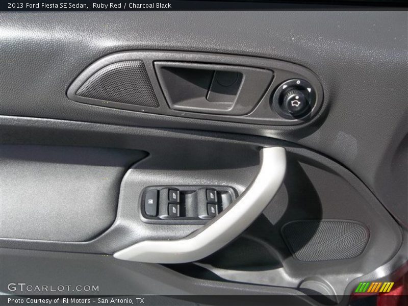 Ruby Red / Charcoal Black 2013 Ford Fiesta SE Sedan