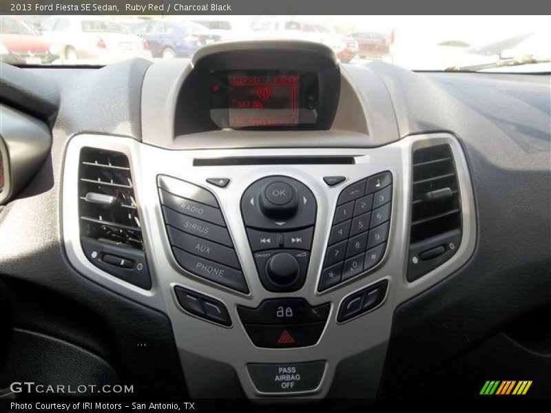 Ruby Red / Charcoal Black 2013 Ford Fiesta SE Sedan