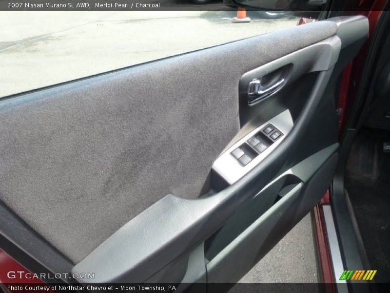 Merlot Pearl / Charcoal 2007 Nissan Murano SL AWD