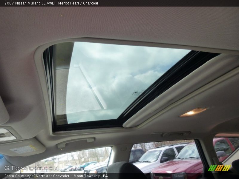 Merlot Pearl / Charcoal 2007 Nissan Murano SL AWD