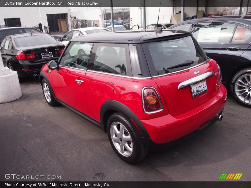 Chili Red / Black/Grey 2009 Mini Cooper Hardtop