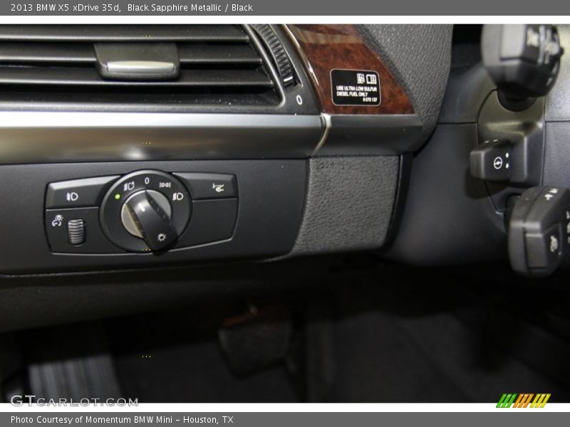 Black Sapphire Metallic / Black 2013 BMW X5 xDrive 35d