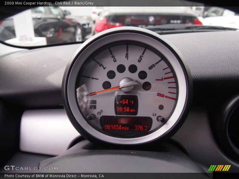 Chili Red / Black/Grey 2009 Mini Cooper Hardtop
