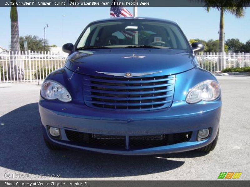 Deep Water Blue Pearl / Pastel Pebble Beige 2009 Chrysler PT Cruiser Touring