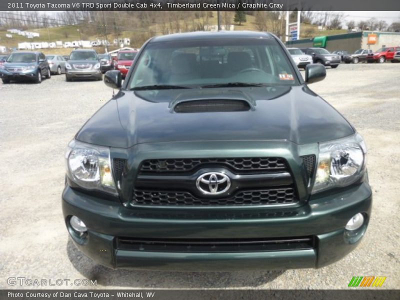 Timberland Green Mica / Graphite Gray 2011 Toyota Tacoma V6 TRD Sport Double Cab 4x4