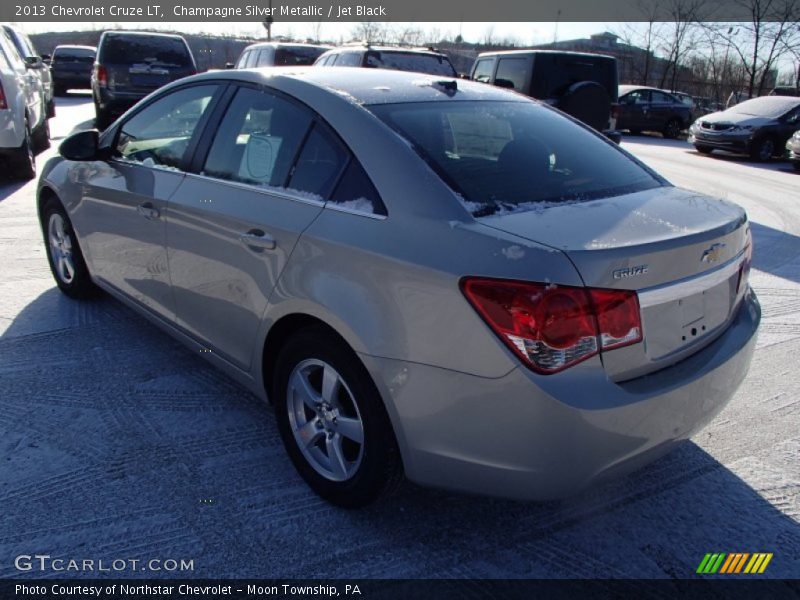 Champagne Silver Metallic / Jet Black 2013 Chevrolet Cruze LT
