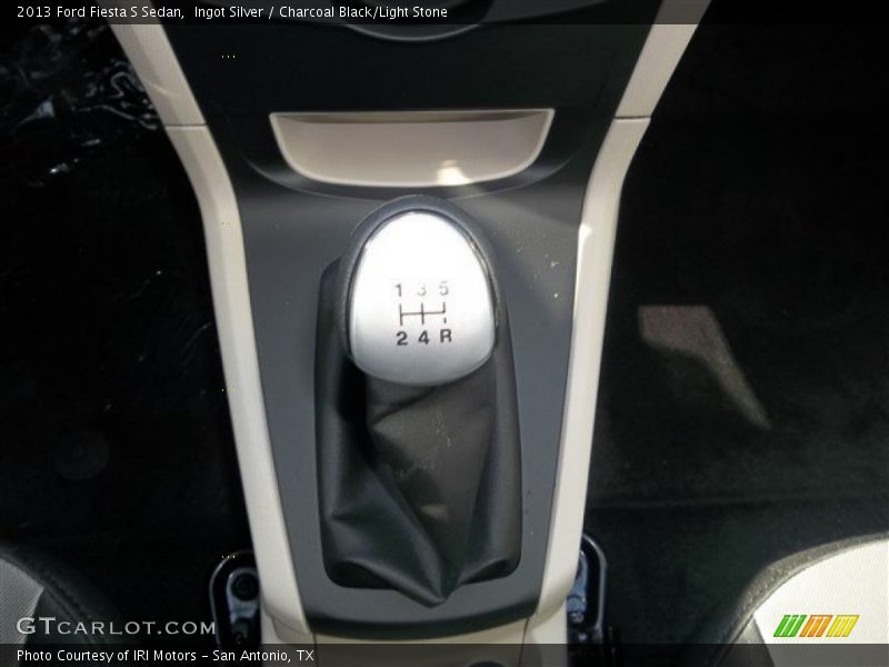 Ingot Silver / Charcoal Black/Light Stone 2013 Ford Fiesta S Sedan