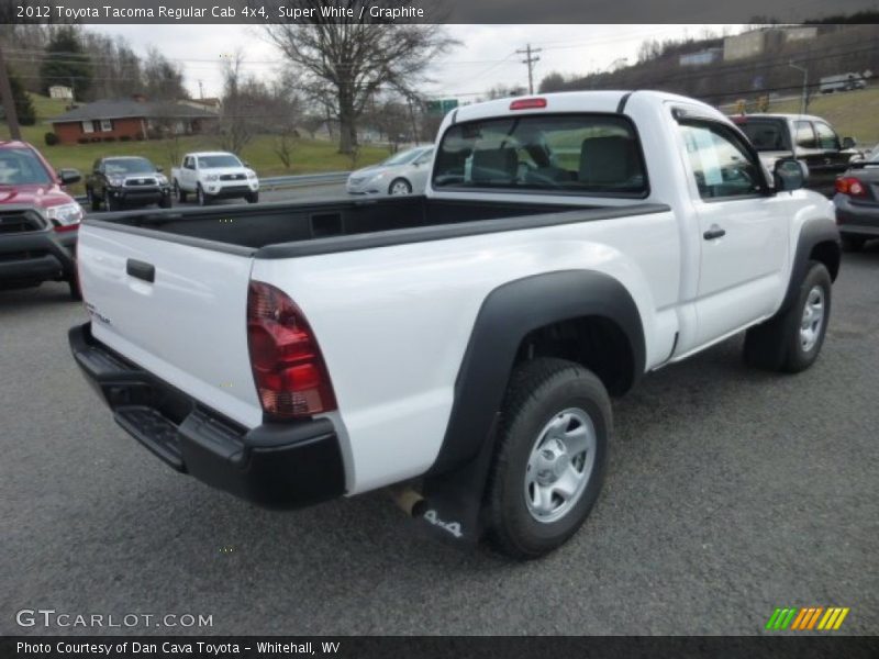 Super White / Graphite 2012 Toyota Tacoma Regular Cab 4x4