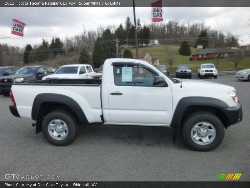 Super White / Graphite 2012 Toyota Tacoma Regular Cab 4x4