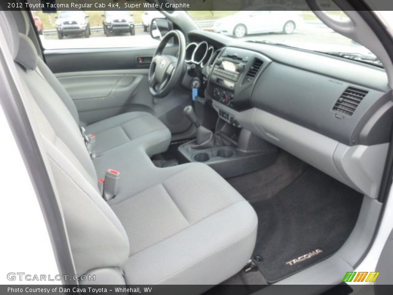 Super White / Graphite 2012 Toyota Tacoma Regular Cab 4x4