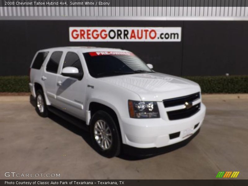 Summit White / Ebony 2008 Chevrolet Tahoe Hybrid 4x4