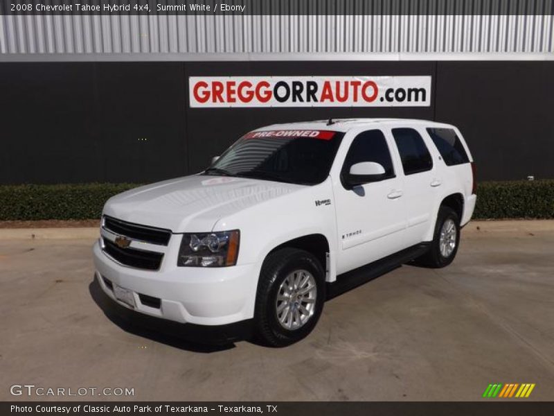 Summit White / Ebony 2008 Chevrolet Tahoe Hybrid 4x4