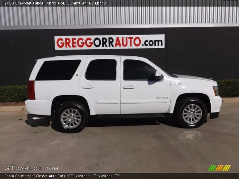 Summit White / Ebony 2008 Chevrolet Tahoe Hybrid 4x4
