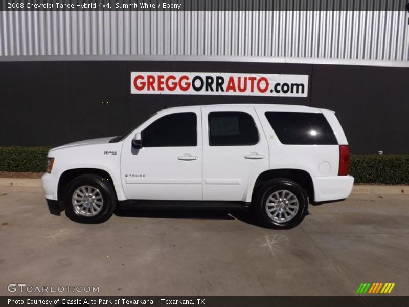 Summit White / Ebony 2008 Chevrolet Tahoe Hybrid 4x4