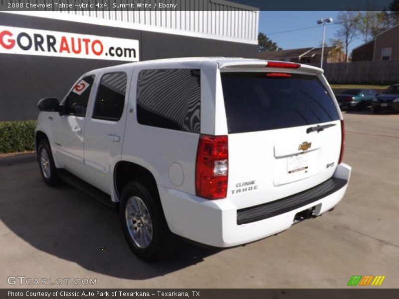Summit White / Ebony 2008 Chevrolet Tahoe Hybrid 4x4