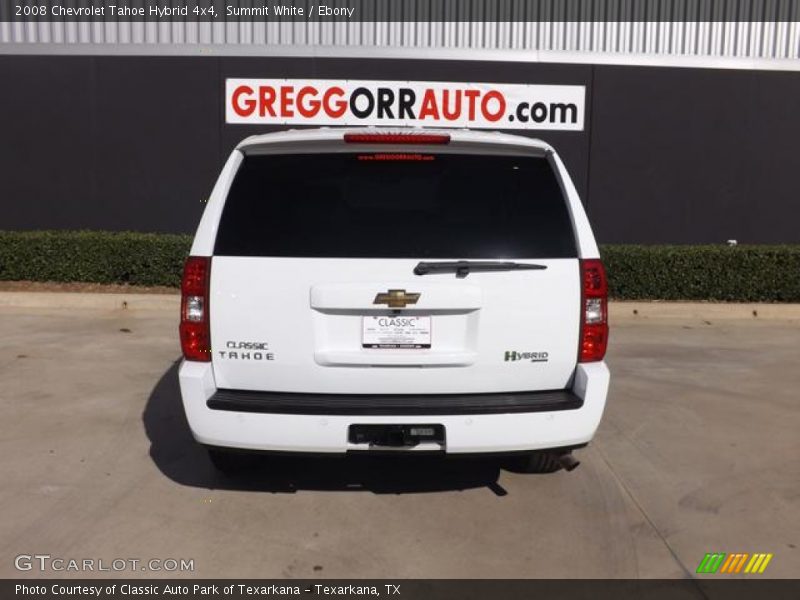 Summit White / Ebony 2008 Chevrolet Tahoe Hybrid 4x4