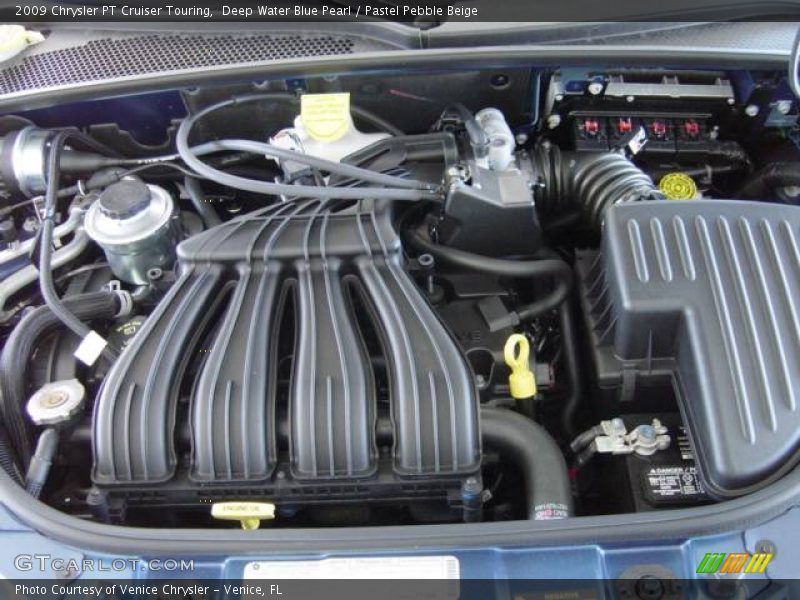 Deep Water Blue Pearl / Pastel Pebble Beige 2009 Chrysler PT Cruiser Touring