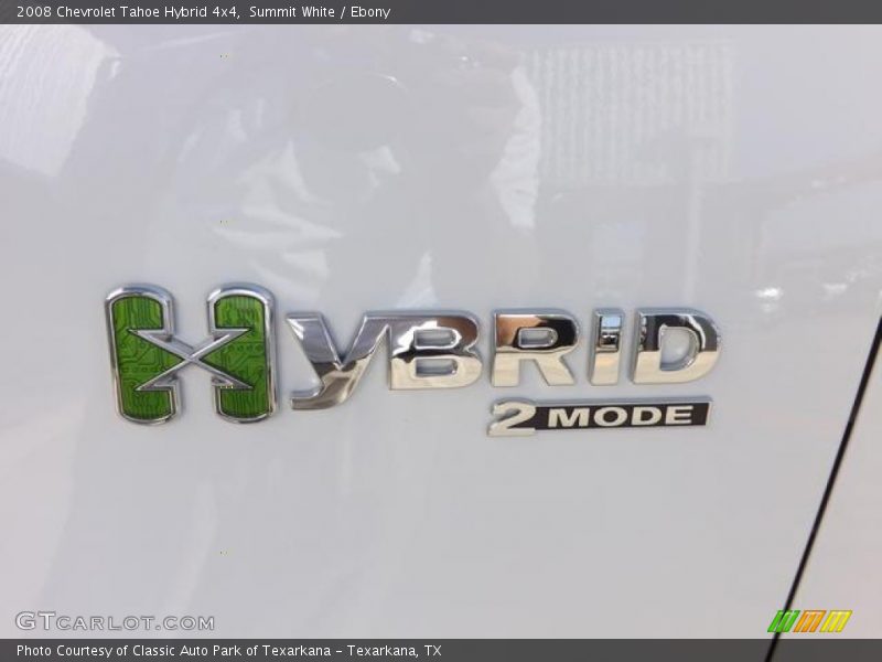 Summit White / Ebony 2008 Chevrolet Tahoe Hybrid 4x4