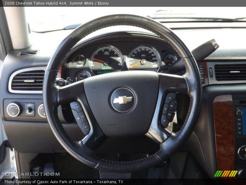 Summit White / Ebony 2008 Chevrolet Tahoe Hybrid 4x4