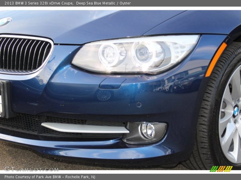 Deep Sea Blue Metallic / Oyster 2013 BMW 3 Series 328i xDrive Coupe