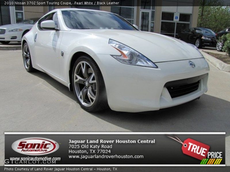 Pearl White / Black Leather 2010 Nissan 370Z Sport Touring Coupe