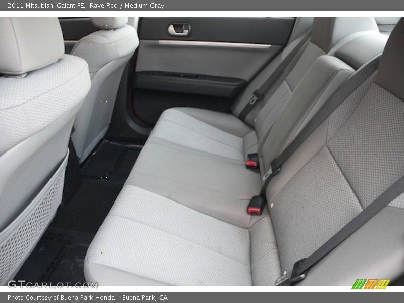 Rave Red / Medium Gray 2011 Mitsubishi Galant FE