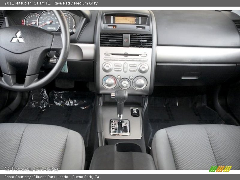 Rave Red / Medium Gray 2011 Mitsubishi Galant FE