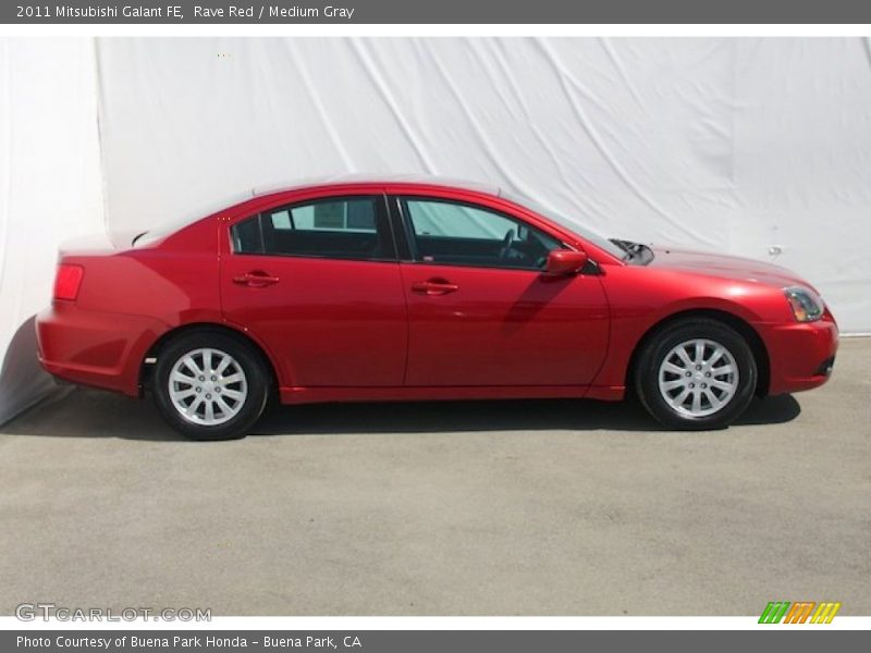 Rave Red / Medium Gray 2011 Mitsubishi Galant FE